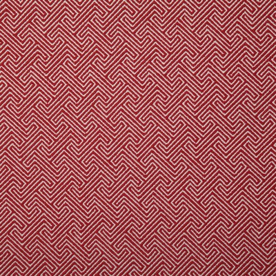 Pindler and Pindler 7319 Domain Red in sunbelievable Red Multipurpose SOLUTION  Blend Fire Rated Fabric Fun Print Outdoor Geometric   Fabric