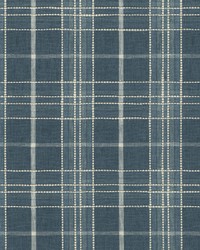 Malcom Plaid Indigo by  S Harris 