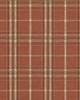P K Lifestyles MALCOM PLAID Cinnabar