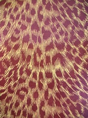 Cheetah Rust in 2010 Vinyl Beige Upholstery Marine and Auto Vinyl Patent Leather  Fabric