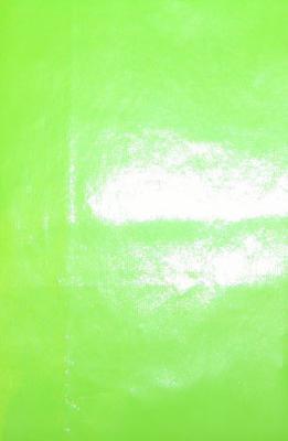 Wet Look Lime in Plastex Vinyl Green Multipurpose Discount Vinyls Patent Leather  Fabric