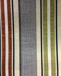 Plaza Fabrics Baja Linen Stripe Pewter Fabric