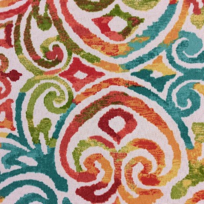 Corinthian Dapple in Outdoor Designer Fabric Multi Polyester Fire Rated Fabric Fun Print Outdoor Ethnic and Global   Fabric