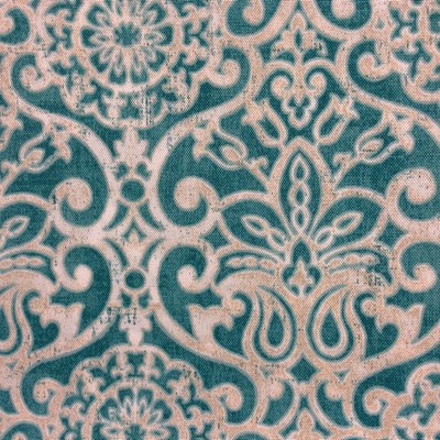 Miranda Lattice Turquoise in Outdoor Designer Fabric Blue Polyester Fire Rated Fabric Modern Contemporary Damask  Fun Print Outdoor  Fabric