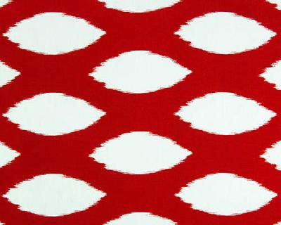 Premier Prints Chaz Lipstick White in Premier Prints - Cotton Prints Red Drapery 7  Blend Circles and Swirls  Fabric