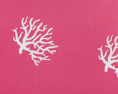 Premier Prints Coral Candy Pink White in Premier Prints - Cotton Prints Pink Drapery 7  Blend Marine Life   Fabric