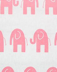 Premier Prints Ele White Baby Pink Fabric
