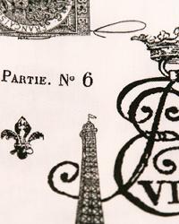 French Stamp Sherbet Gray Twill by   