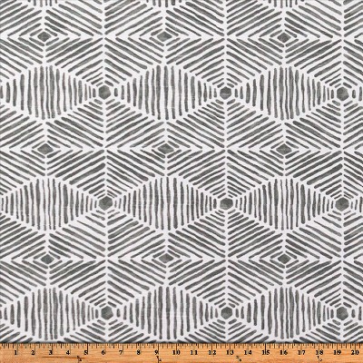 Premier Prints Heni Summerland Gray/Slub in december 2014 Grey Drapery-Upholstery cotton  Blend Geometric   Fabric Heni Summerland Grey Slub