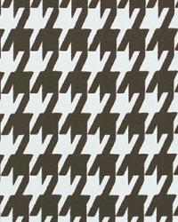 Large Houndstooth Chocolate White by  Premier Prints 