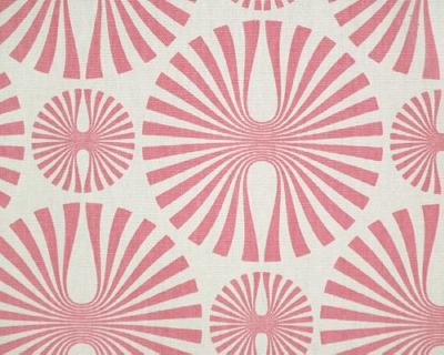 Premier Prints Media Vanilla Strawberry Ice in Premier Prints - Cotton Prints Pink 7  Blend Circles and Swirls  Fabric
