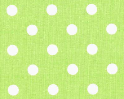 Premier Prints Polka Dots Lady White in Premier Prints - Cotton Prints Green Drapery 7  Blend Polka Dot   Fabric