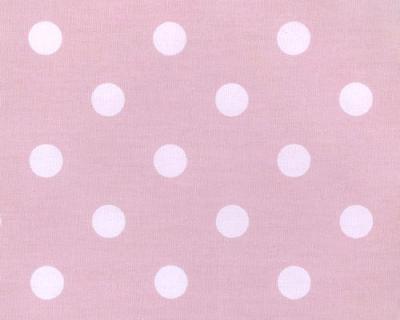 Premier Prints Polka Dots Maggie White in Premier Prints - Cotton Prints Pink Drapery 7  Blend Polka Dot  Pink Polka Dot   Fabric