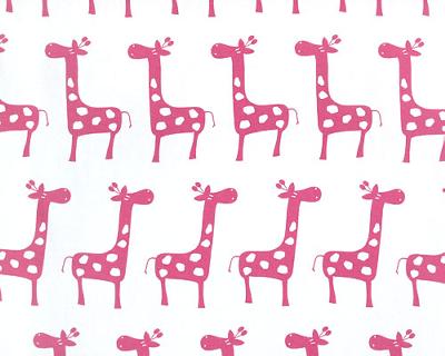 Premier Prints Stretch White Candy Pink in Premier Prints - Cotton Prints Pink 7  Blend Jungle Safari  Ellie and Stretch Cute Prints   Fabric