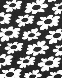 Premier Prints Wildflowers Black Fabric