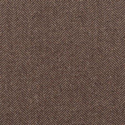 Ralph Lauren Stoneleigh Herringbone Mahogany in PALAZZO Brown Wool  Blend Herringbone Wool 