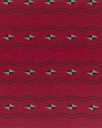 Saddle Blanket Red Black by   