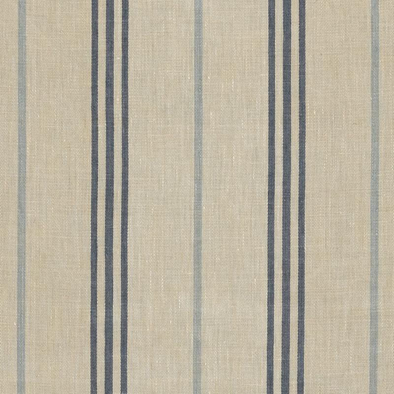 Ralph Lauren Maritime Linen Ticking Blue Fabric
