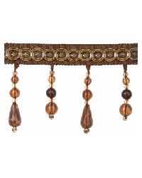 Classic Bead Fringe Chocolate by   