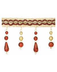 Classic Bead Fringe Crimson by   