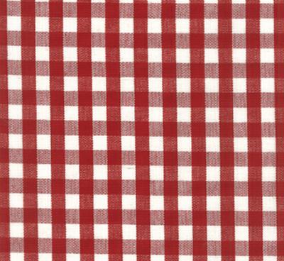 Roth and Tompkins Textiles Chester Berry White White Drapery Cotton Small Check Check 