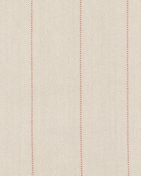 Copley Stripe Chili by  Roth and Tompkins Textiles 