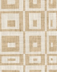 Cubic White Linen by  Roth and Tompkins Textiles 