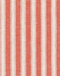Madaket Stripe Chili by  Roth and Tompkins Textiles 