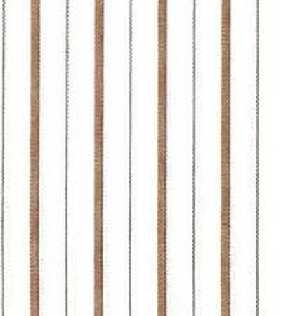 Roth and Tompkins Textiles Piper D3128 Tobacco Brown Drapery-Upholstery Cotton Small Striped Striped 