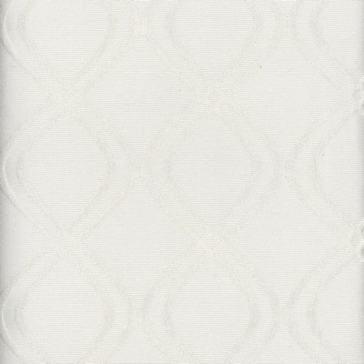 Heritage Fabrics Prato Linen White White Cotton  Blend Diamond Ogee 