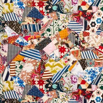 Schumacher Fabric Hotch Potch Crazy Quilt Document