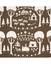 Farm Scene Brown by   