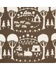 Schumacher Fabric Farm Scene Brown