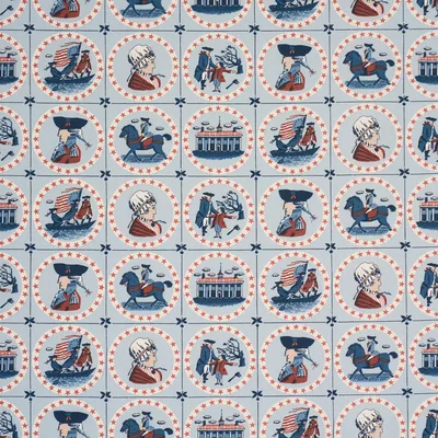 Schumacher Fabric George Washington Sky