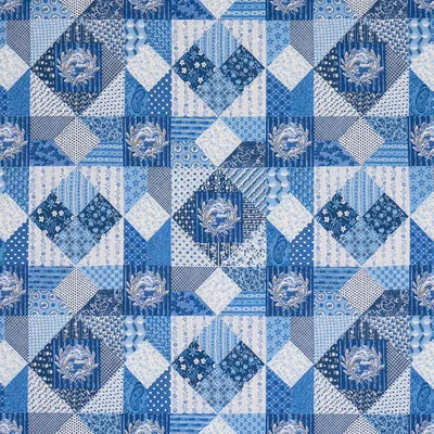 Schumacher Fabric Variable Star Blue