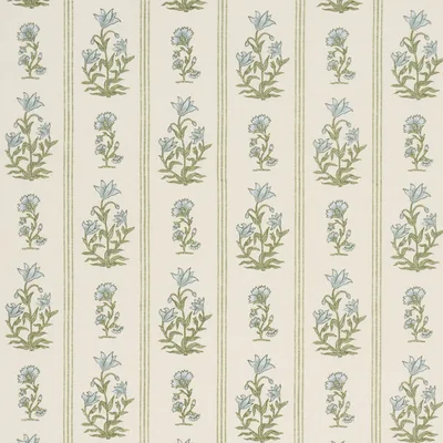 Schumacher Fabric Ellora Hand-Print Leaf