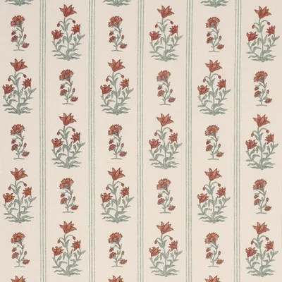 Schumacher Fabric Ellora Hand-Print Spice