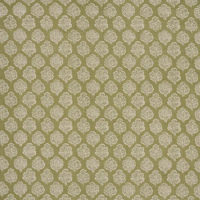Schumacher Fabric Manali Hand-Print Green