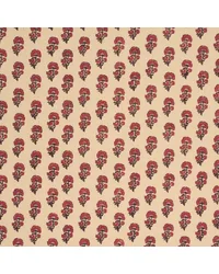 Kaasni Hand-Block Print Red by   