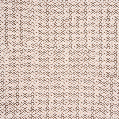 Schumacher Fabric Laksha Hand-Block Print Brown