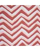 Schumacher Fabric Chevron Coral