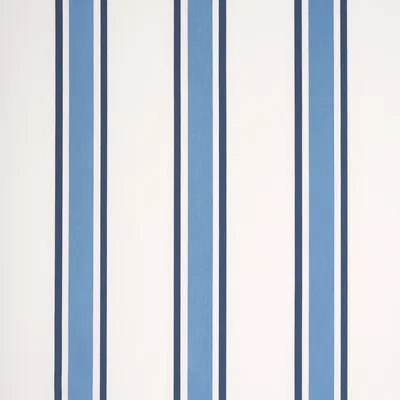Schumacher Fabric Hadwen Stripe Blues