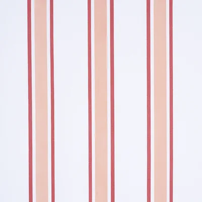 Schumacher Fabric Hadwen Stripe Coral