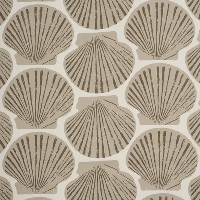 Schumacher Fabric Scallop Shell Natural