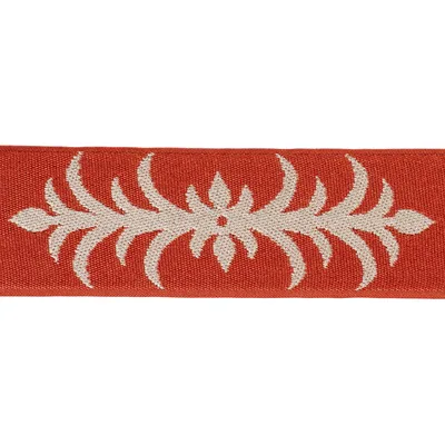 Schumacher Trim Acanthus Tape Terracotta