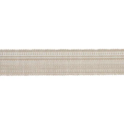 Schumacher Trim Cotton Strie Tape Medium Sand
