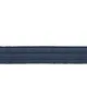 Schumacher Trim Cotton Strie Tape Medium Indigo