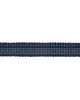 Schumacher Trim Cotton Strie Tape Narrow Indigo