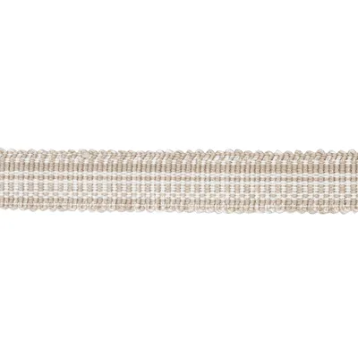 Schumacher Trim Cotton Strie Tape Narrow Sand