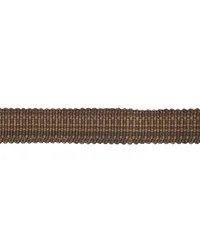 Cotton Strie Tape Narrow Chestnut by  Schumacher Trim 